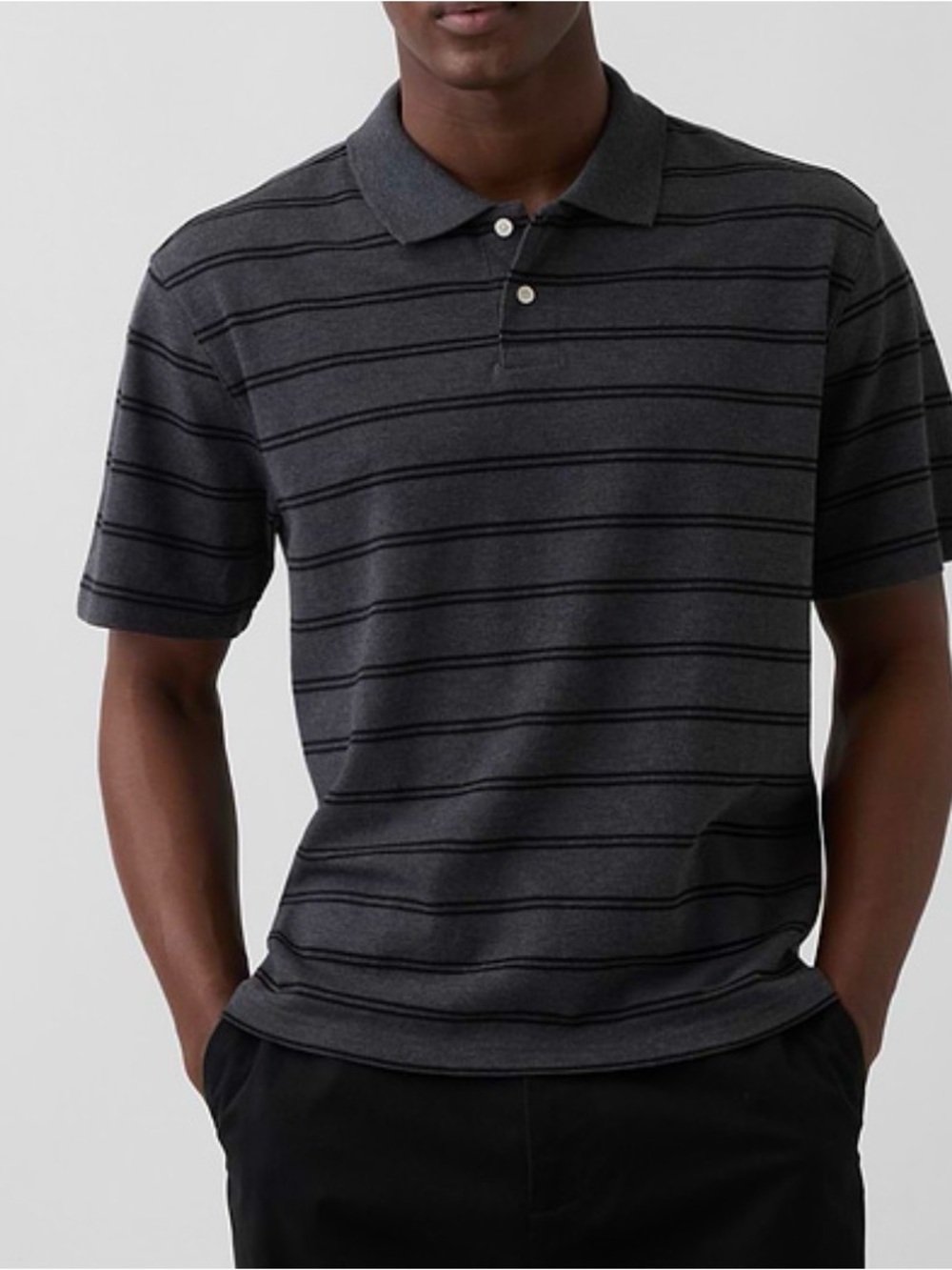 GAP relaxed pique polo sz M NWT